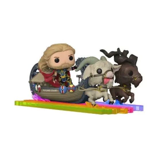 Funko POP! Rides: Thor Love & Thunder - Goat Boat with Thor, Toothgnasher & Toothgrinder image {2}