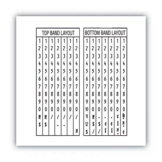Garvey Pricemarker, Model 22-77, 2-Line, 7 Characters/Line, 0.81 x 0.63 Label Size image {4}