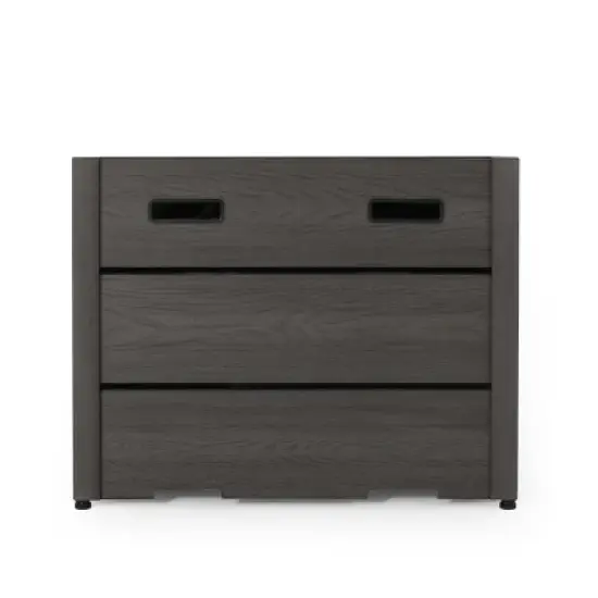 40,000 BTU Square Outdoor Fire Pit with WPC Base and Lightweight Concrete Top image {10}