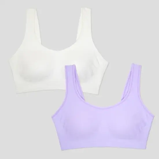 Fruit of the Loom Women's Everyday Smooth Wireless Full Coverage Shaper Bralette image {7}