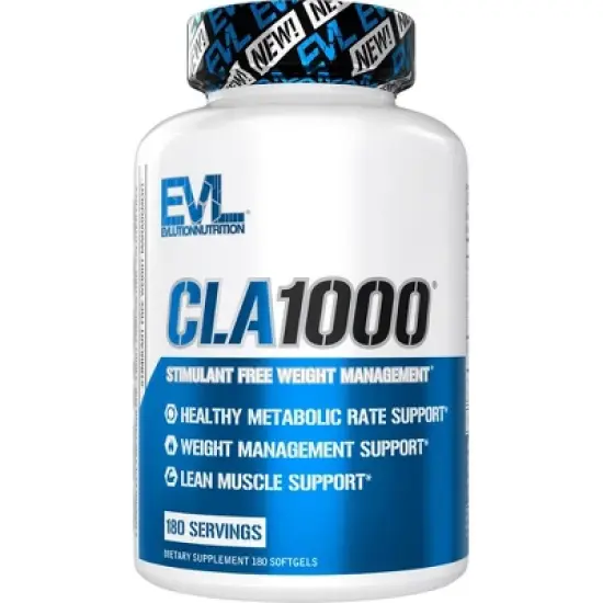 Evlution Nutrition CLA1000 - Conjugated Linoleic Acid - Stim Free Weight Management image {4}