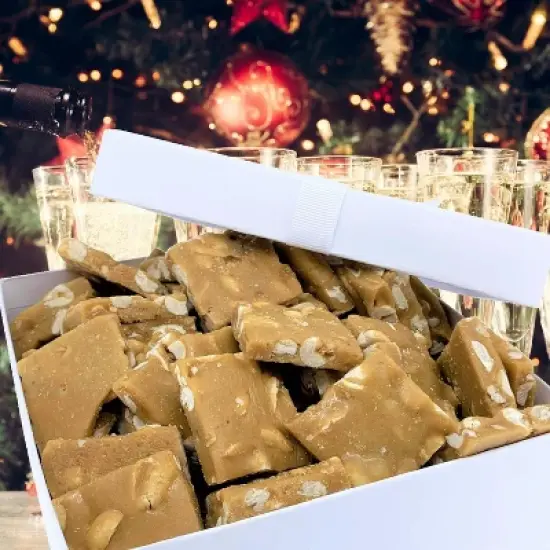 GOURMET VALENTINES PEANUT BRITTLE GIFT BOX BY IT'S DELISH image {2}
