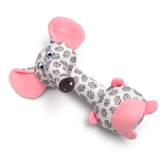 Elephant Long Neck Squeaky Plush Dog Toy - The Worthy Dog image {2}
