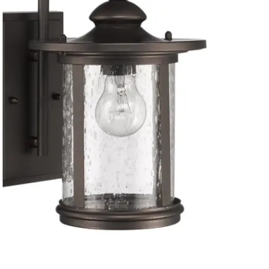 Chloe Lighting Cole Transitional 1 Light Rubbed Bronze Outdoor Wall Sconce 16" Height image {2}