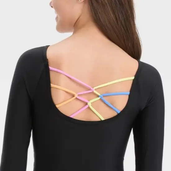 Girls' Sunset Euphoria Tree One Piece Rash Guard Swimsuit - art class&trade; image {1}