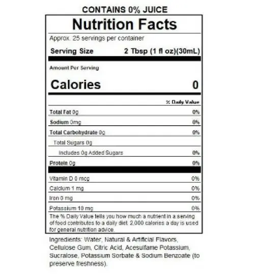 Jordan's Skinny Mixes Coconut Sugar Free Fruit Flavored Water Enhancer Syrup for Drink Mix Iced Tea Lemonade and More - 25.4 fl oz image {1}