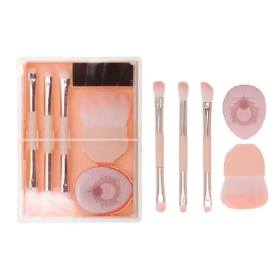 Unique Bargains Portable Makeup Brush Set 5 Pcs image {6}