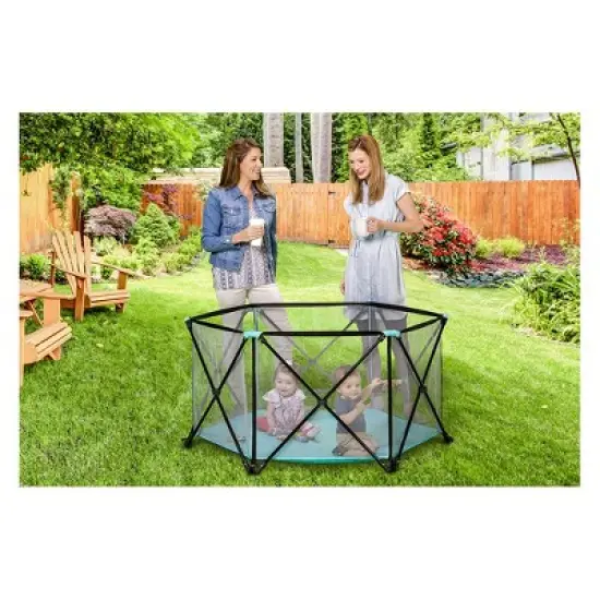 Regalo Six Panel My Play Portable Playard image {1}