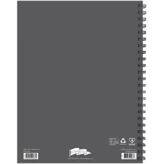 Willow Creek Press 8.5"x11" 2026 Basic Gray Weekly/Monthly Softcover Planner image {1}