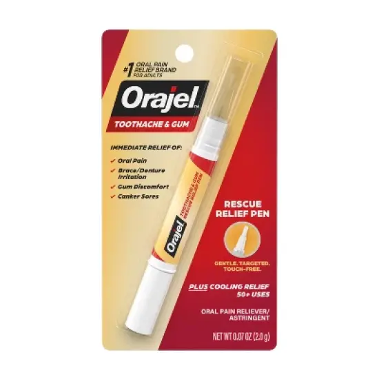 Orajel Tooth & Gum Pain Relief Pen Gel - 0.07oz image {10}