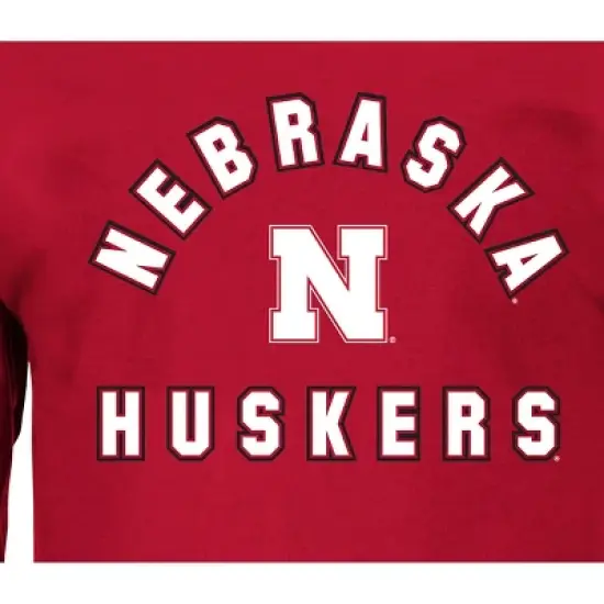 NCAA Nebraska Cornhuskers Men's Big and Tall Long Sleeve T-Shirt image {2}