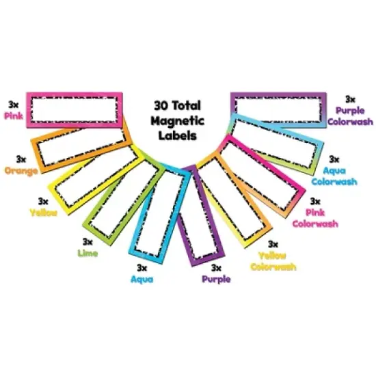 Teacher Created Resources&reg; Brights 4Ever Magnetic Labels, Pack of 30 image {1}