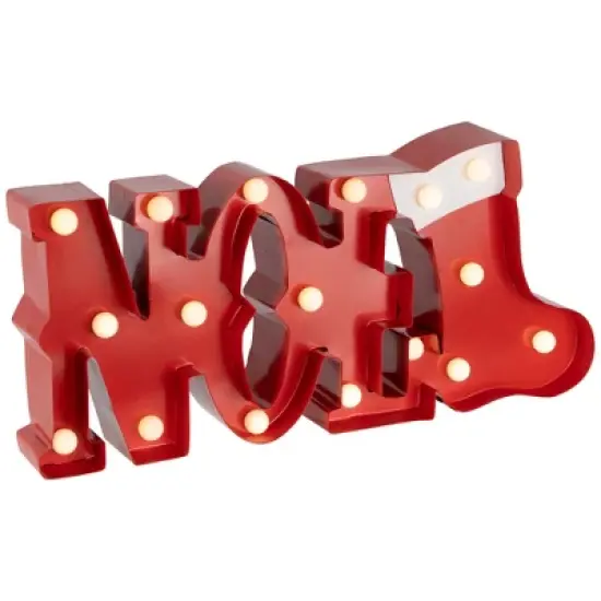 Northlight Lighted "Noel" Christmas Decoration - 16" image {3}