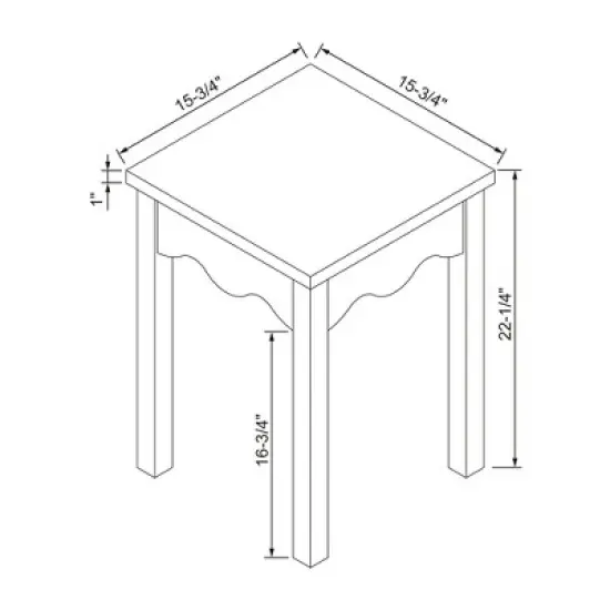 Wavy Accent Side Table Natural - Room Essentials&trade; image {5}
