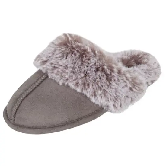 Jessica Simpson Girl's Micro-Suede Scuff Slippers image {1}