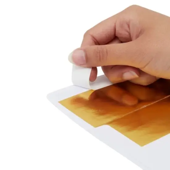 Best Paper Greetings 50 Pack A7 Gold Foil Lined Invitation Envelopes for Wedding, Graduation Party, Bridal Shower, White, 5 x 7 in image {3}