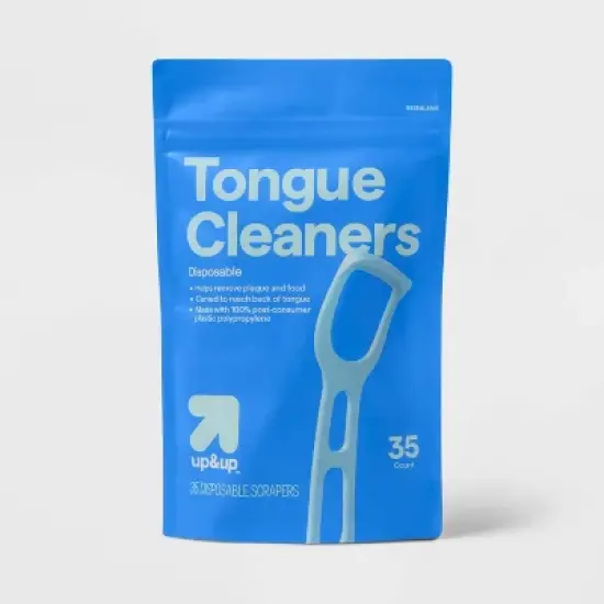 Disposable Tongue Scrapers - 35ct - up&up image {3}
