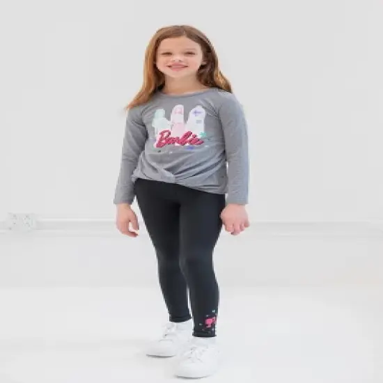 Barbie Girls T-Shirt and Leggings Outfit Set Toddler to Big Kid  image {1}