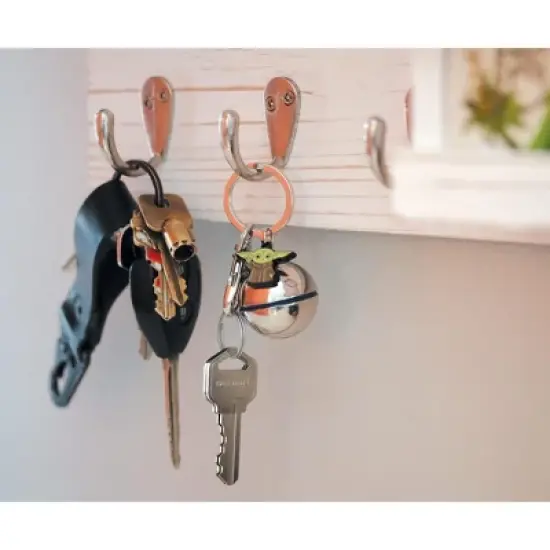 SalesOne LLC Star Wars: The Mandalorian Razor Crest 3D Shifter Knob with Grogu Keychain image {3}