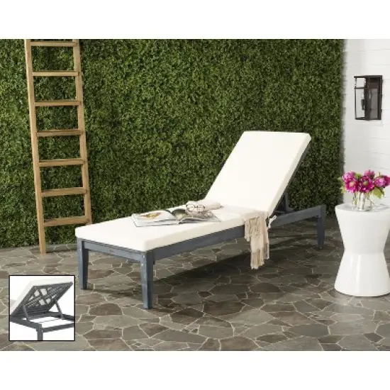 Bradbury Sunlounger - Outdoor - PAT6729 -Safavieh image {1}