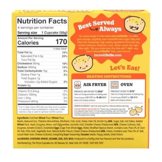 incredifulls Frozen Egg & Cheese Breakfast Cups - 7.9oz/4ct image {2}