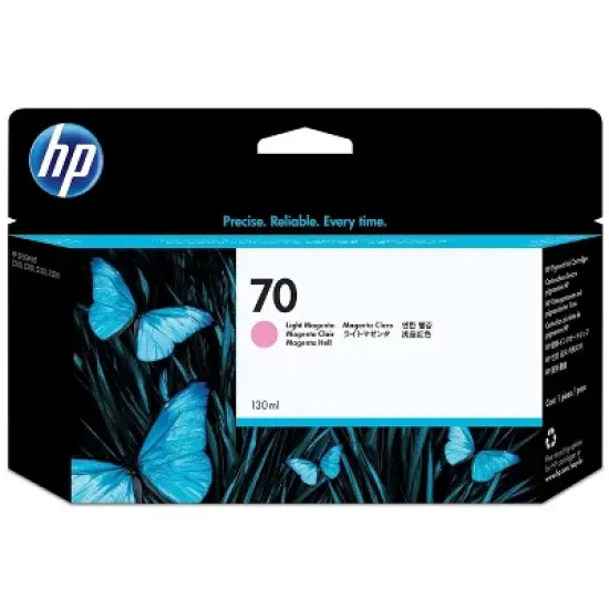 HP 70 130-ml Light Magenta DesignJet Ink Cartridge, C9455A image {4}
