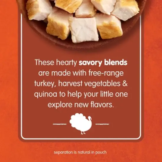 Happy Baby Organics Savory Blends Stage 3 Baby Food Puree - 3.5oz image {2}