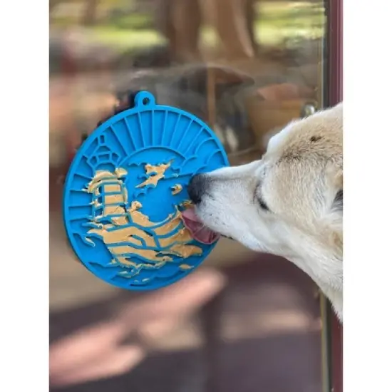Lighthouse eMat Enrichment Lick Mat With Suction Cups image {8}