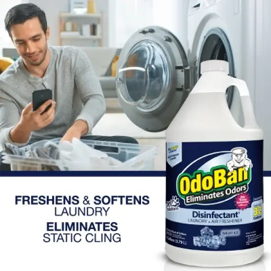 OdoBan Disinfectant Concentrate and Odor Eliminator, Night Ice Scent image {4}
