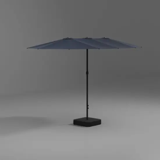 FUFU&GAGA Double-Head Outdoor Patio Umbrella �C Large Size for Ultimate Sun Protection image {1}