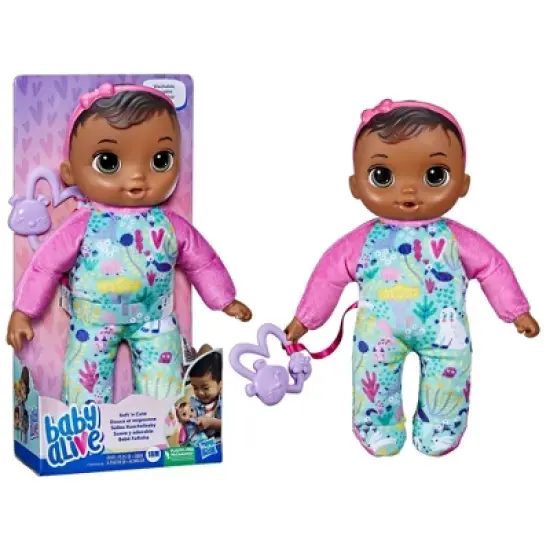 Baby Alive Sweet 'N Snugglier Baby Doll - Brown Hair/Brown Eyes image {2}