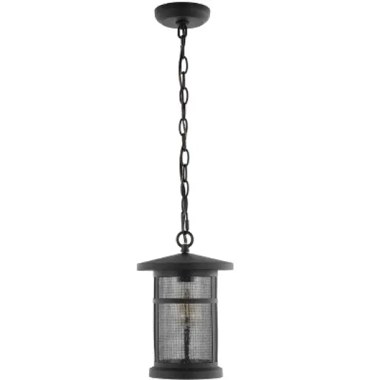 Osprey 8" Outdoor Pendant - PLT4030 - Black - Safavieh image {6}