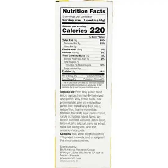 Power Crunch Energy Lemon Meringue Protein Bar - 5ct image {5}