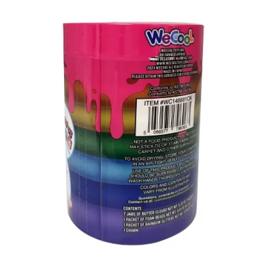 Compound Kings Rainbow Cotton Candy Layered Jar: Creative Thinking Slime for Kids, 0.55 lbs, 1 Piece image {5}