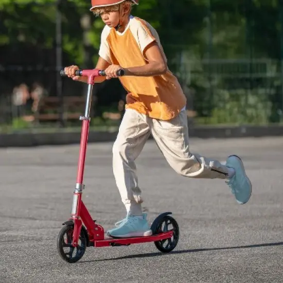 Jetson Hex Kick Scooter - Red: Aluminum Frame, Adjustable Handlebar, 220 lb Capacity image {6}