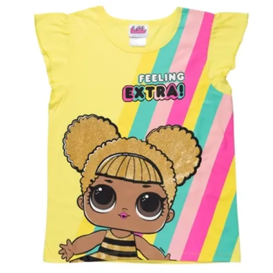 L.O.L. Surprise! Girls 3 Pack Graphic T-Shirts Little Kid to Big Kid image {5}
