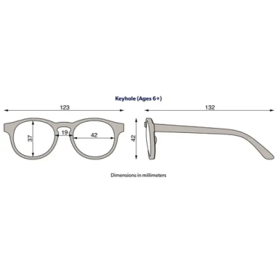 Babiators Original Keyhole - Jet Black Smoke Lenses - 6+ Years image {5}