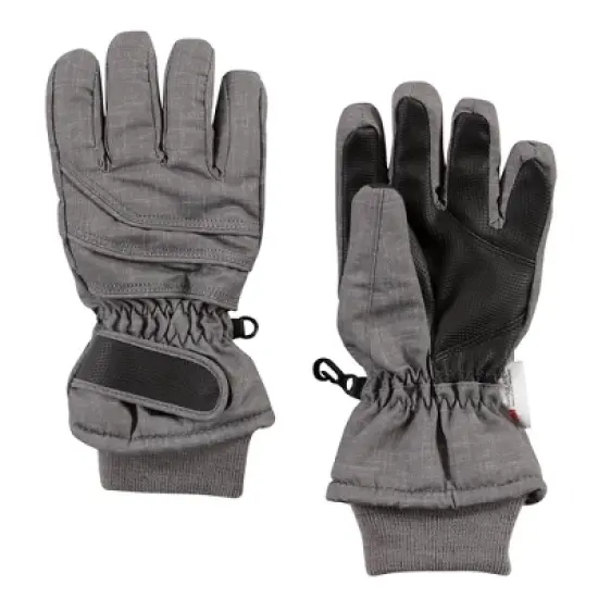 Hudson Baby Unisex Snow Gloves, Heather Charcoal image {6}