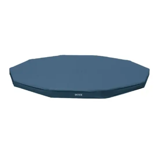 Intex Round Above Ground Swimming Pool Cover, (Pool Cover Only) image {7}
