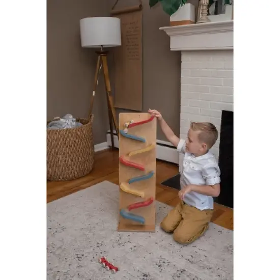 Remley Kids Wooden Car Roller with Cars included image {1}