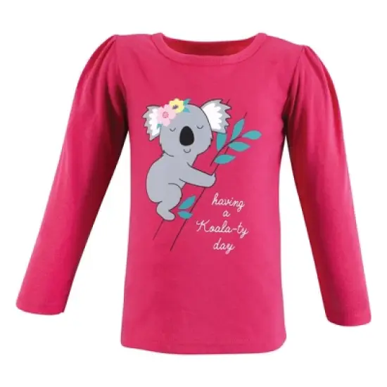 Hudson Baby Infant and Toddler Girl Long Sleeve T-Shirts, Ice Cream Dino image {6}