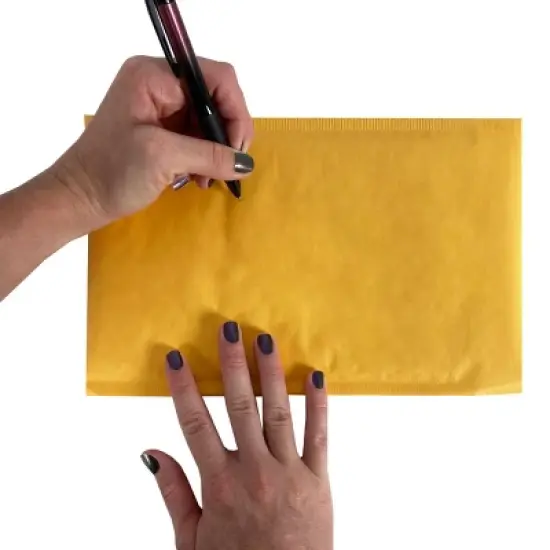 UOFFICE Pack of 100 Kraft Bubble Mailers 6.5"x10" #0 Self-Seal Padded Envelopes image {7}