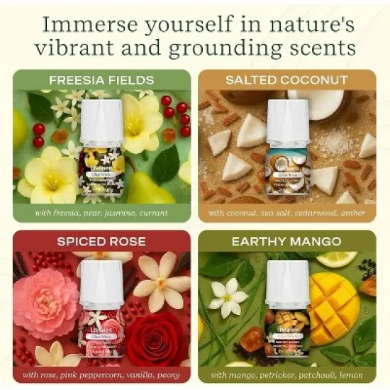 Lifelines 4pk Clickwick Lush Earth Collection Essential Oils image {2}