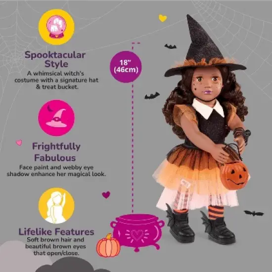 Our Generation Selene Limited Edition 18" Halloween Collectible Doll image {3}