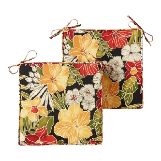 Kensington Garden 2pc 18" Square Outdoor Chair Pad image {6}
