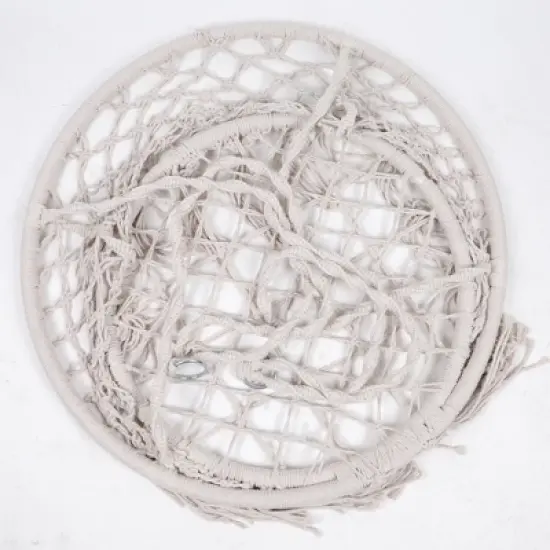 Carla Cotton Rope Fabric Hammock Swing with Cushion for Single Person, Outdoor Furniture - Maison Boucle image {6}