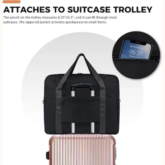 For Frontier Airlines Personal Item Bag Underseat Travel Duffel Bag Carry on Luggage image {1}