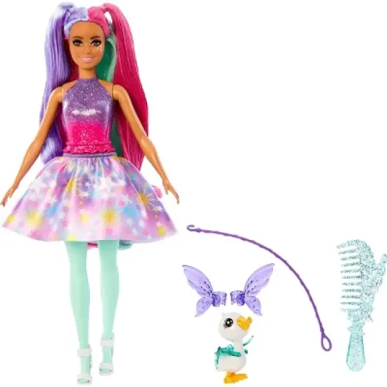 Barbie The Glyph Doll with Fairytale Outfit and Pet from Barbie A Touch of Magic image {1}