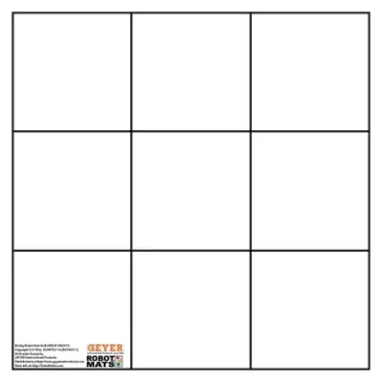 Geyer Instructional Products Botley Bot Grid Mat, 9" Squares, 27" x 27" image {2}