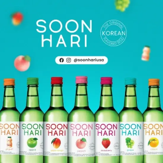 Soonhari Apple Mango Soju - 375ml Bottle image {4}